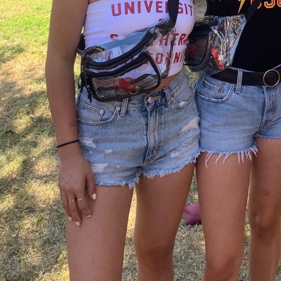 ZARA DENIM SHORTS - Picture 4 of 4